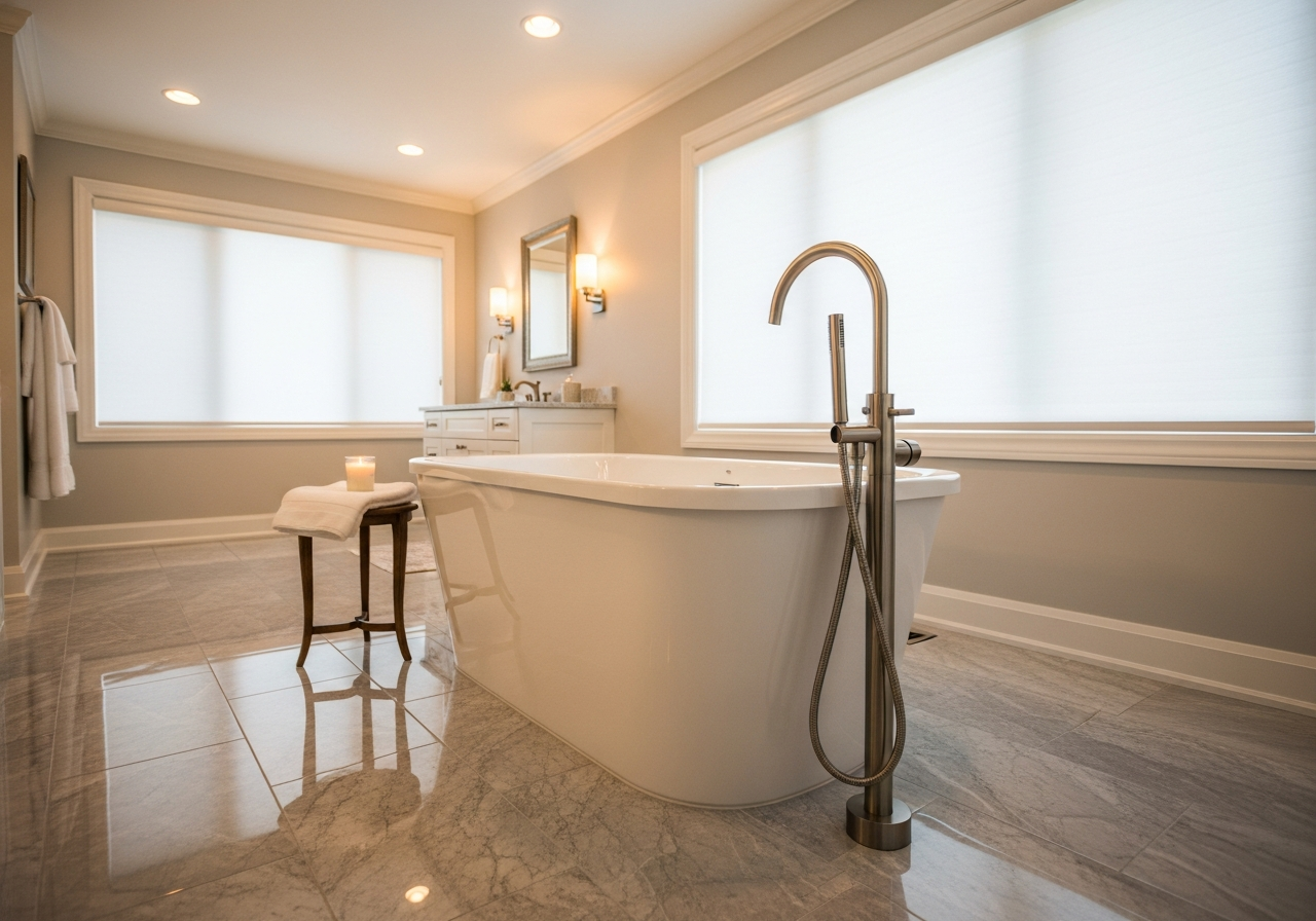 Professional bathtub replacement service by Custom Bath and Tile in Illinois and Florida